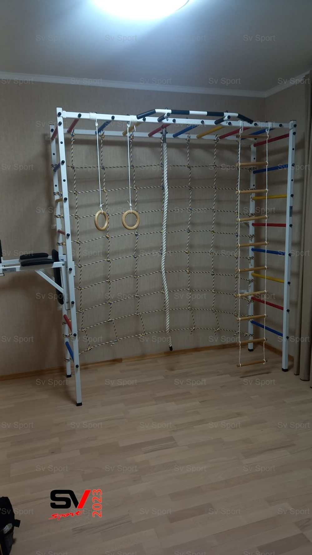 Монтаж спортивного комплекса Sv Sport П в пеноблочные, газоблочные стены