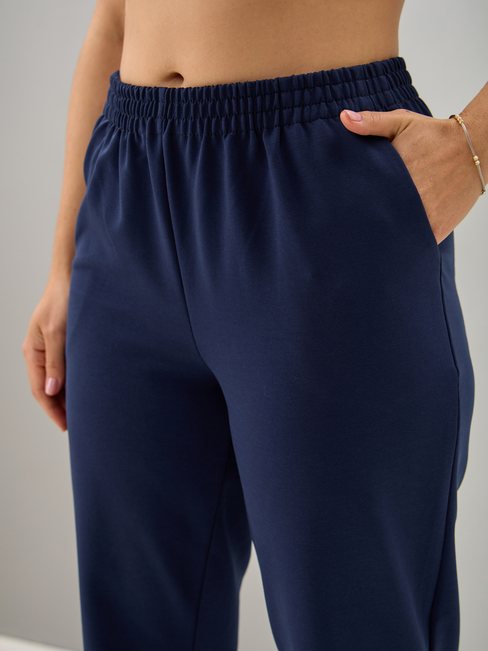 Костюм с брюками КБ-184/синий-цифрынадписи