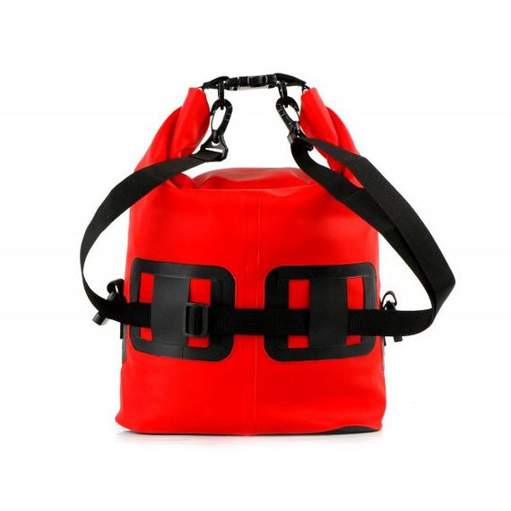 Гермосумка через плечо Sargan Пляжка с доп.карманом 15 л красная