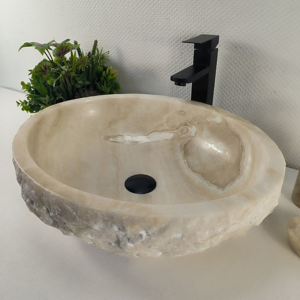 Раковина из оникса Erozy White EO-64261 51*42*16 0213
