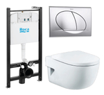 ROCA MERIDIAN ПОДВЕСНОЙ УНИТАЗ+ИНСТАЛ+КНОПКА+СИД