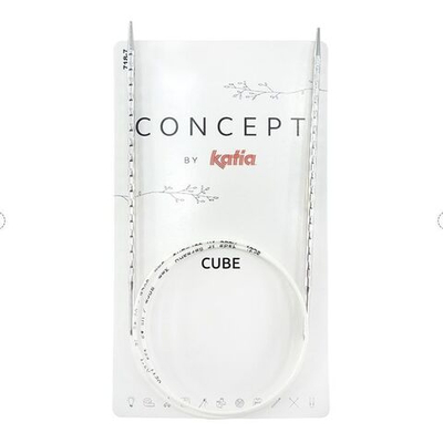 Спицы круговые супергладкие 3мм/40 с квадратным кончиком Concept by Katia CUBE