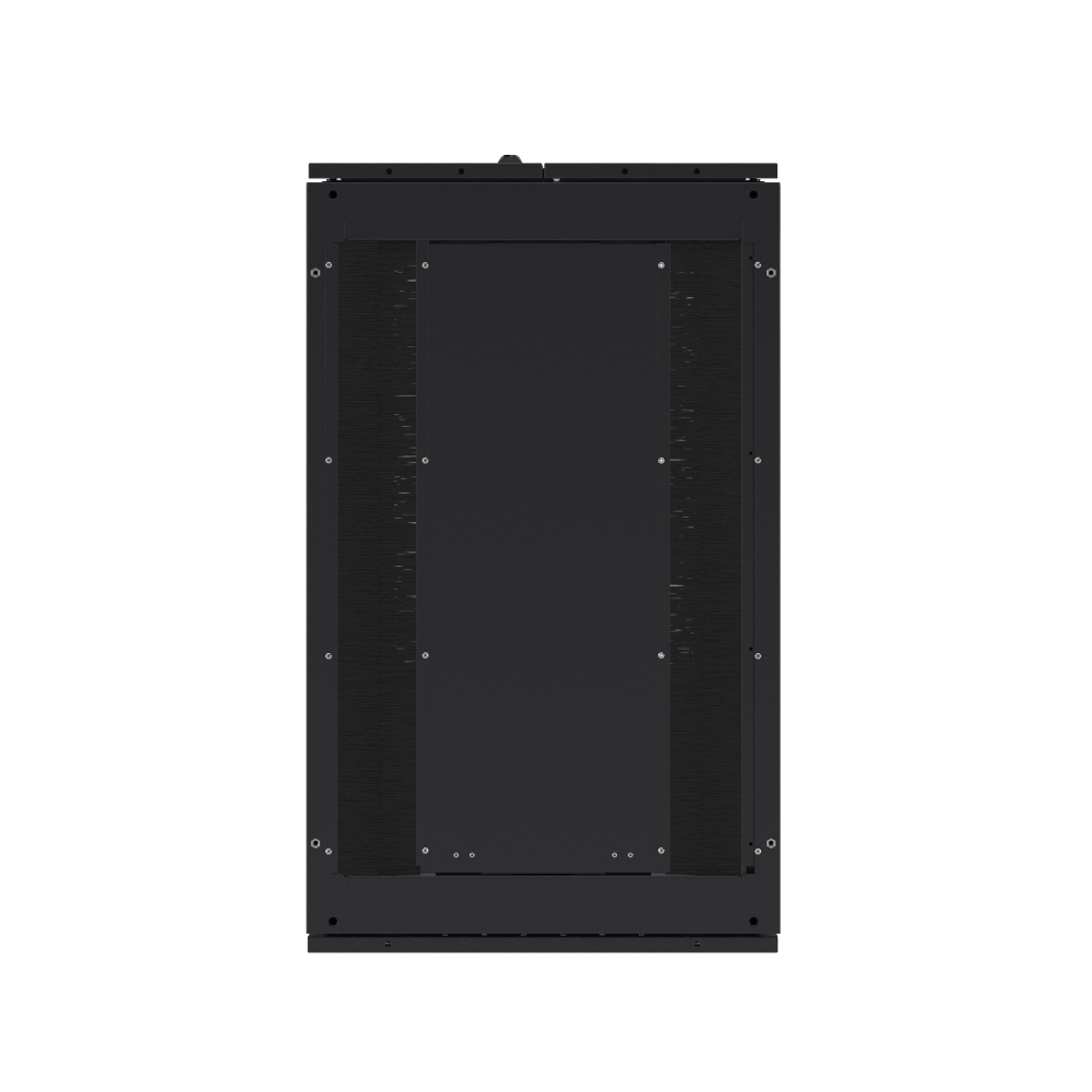 ИТ-шкаф ДКС для ЦОД напольный собранный 19'',  52U 800x1200мм, двойные боковые панели, перф/двойная перф дверь, чёрный RAL9005