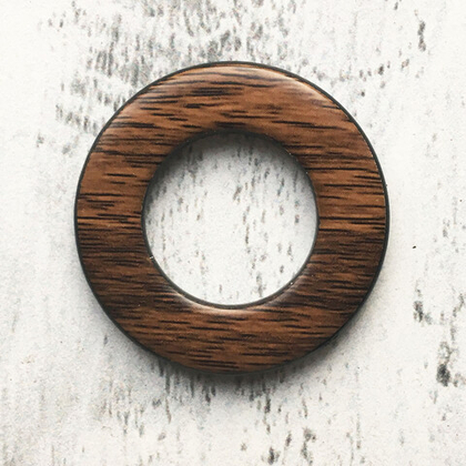 Коннектор, пластик, имитация дерева, 37 мм, цена за 1 шт