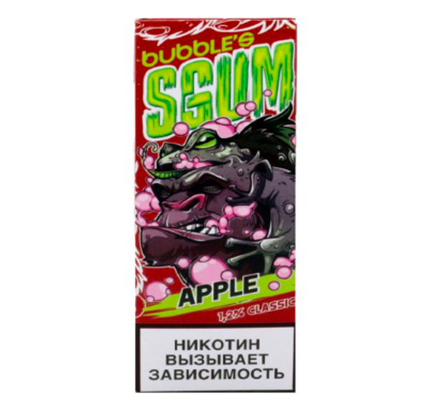 Купить Жидкость Bubble's SGUM Red - Яблочная жвачка 30 мл