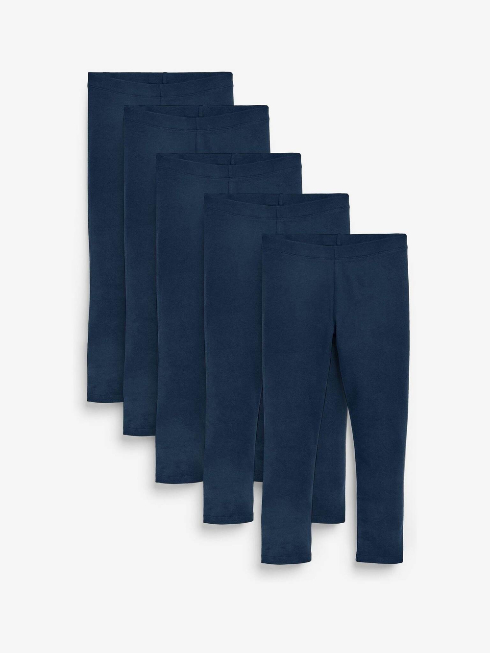 Легинсы для девочки Next 641-024, 5 шт., Темно-синий