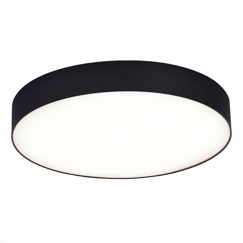 ST606.442.48 Светильник потолочный Черный LED 1*48W 4000K 4 320Lm Ra&gt;85 120° IP20 D400xH55 185-265V