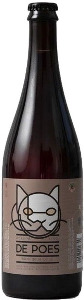 Пиво Де Пус Брюн / De Poes Bruin 0.75 - стекло