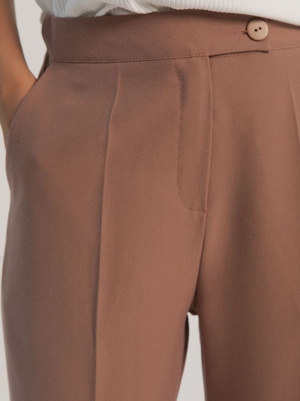 Брюки Брайн (бежевые) Б16019-34М LT Collection