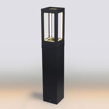 Ландшафтный светодиодный светильник LED 12W 3000К IP54 1529 TECHNO LED чёрный Frame Elektrostandard