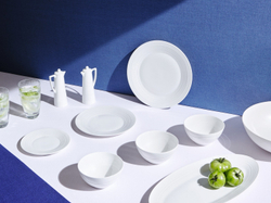 Wedgwood Десертная тарелка Jasper Conran White Strata 18 см