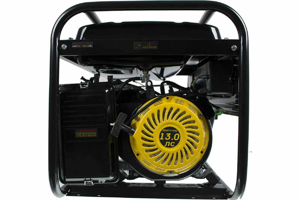 Бензиновый генератор Huter DY5000L, 220/12 В, 4.5кВт [64/1/5]