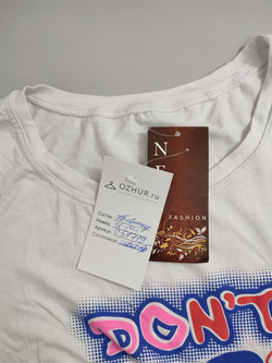 Футболка светлая на 12-14 лет, новая