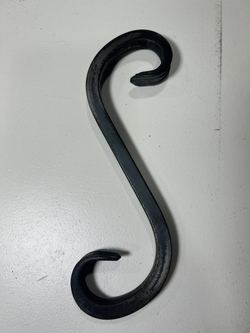 Кованый элемент волюта 65х220мм квадрат полнотелый 10х10мм