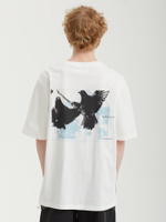 Мужская Футболка Regular Birds Print