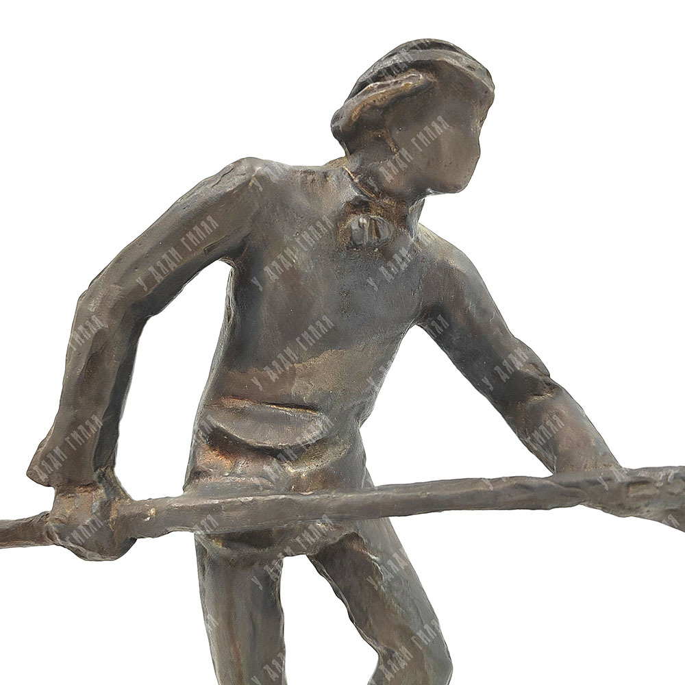 Динес Ю. С. Бильярдист. Бронза, литьё. 2000 г.