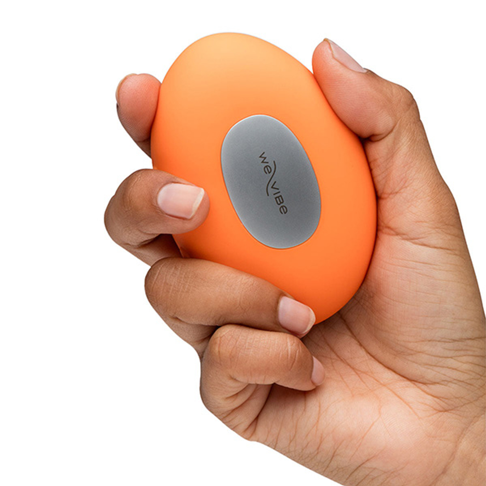 Оранжевый клиторальный вибратор 9,6см We-Vibe Temp Heating & Cooling Massager Tangerine SNHS1SGA