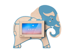 «Слон» - Декоративная сенсорная панель 32'