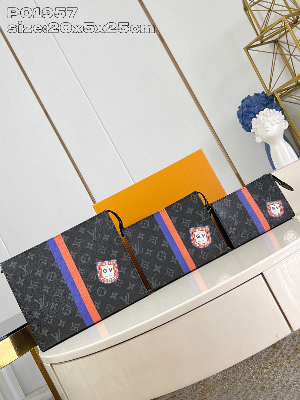 Louis Vuitton Trio Toilet Pouch Mon Monogram