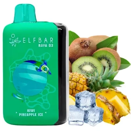 ELF BAR RAYA D3 25000 - Kiwi Pineapple Ice (5% nic)