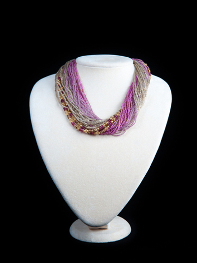 Колье XCL GLASS BEADED