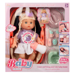 Пупс функциональный с аксесс., коробка NEW242A