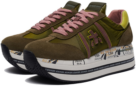 Premiata Beth 4917 зеленые с розовым