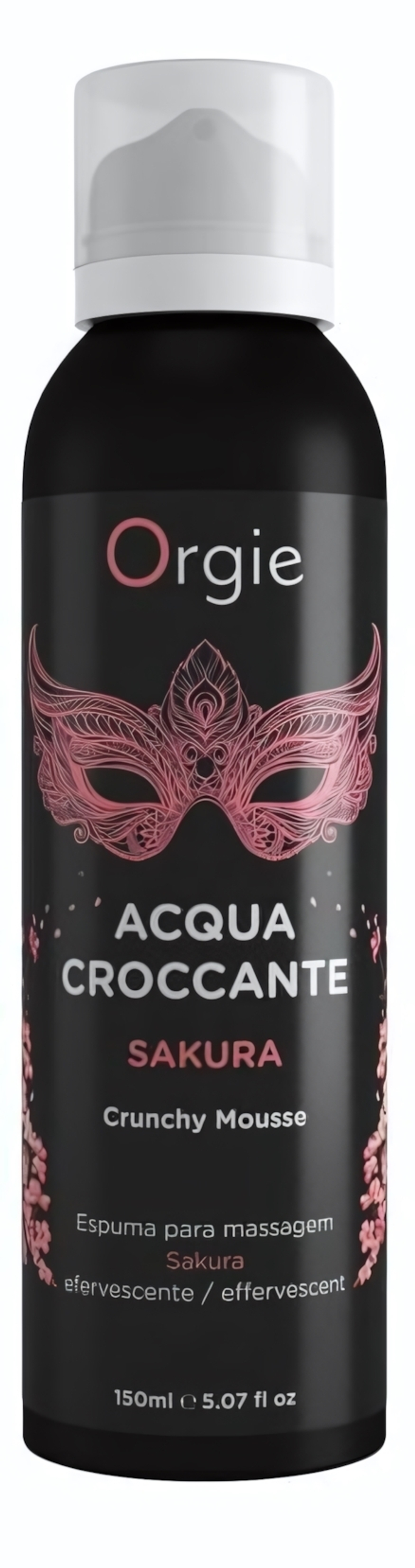 Хрустящая пенка для массажа Orgie Acqua Croccante Sakura с ароматом сакуры - 150 мл.