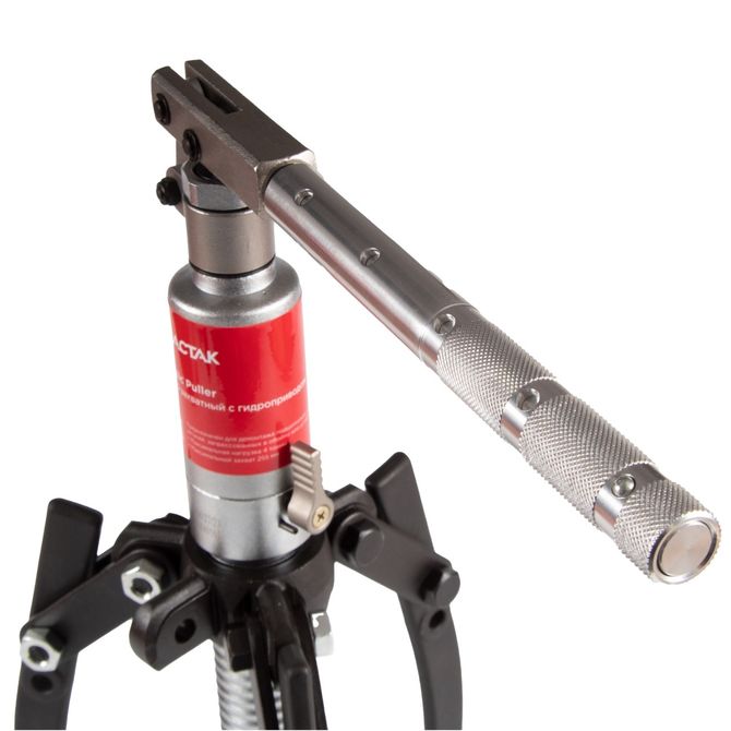 МАСТАК (104-19620) Съемник подшипников гидравлический, 20 т, до 520 мм, с совмещенным насосом