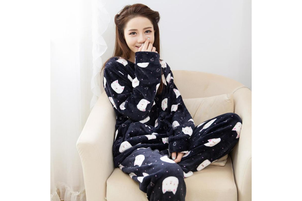 Пижама FunFur Черный Кот S