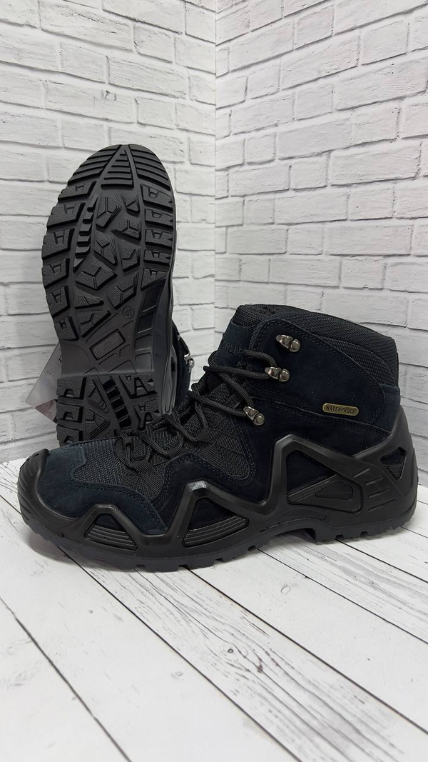 Тактические треккинговые ботинки m6-merlle  / средние / чёрный