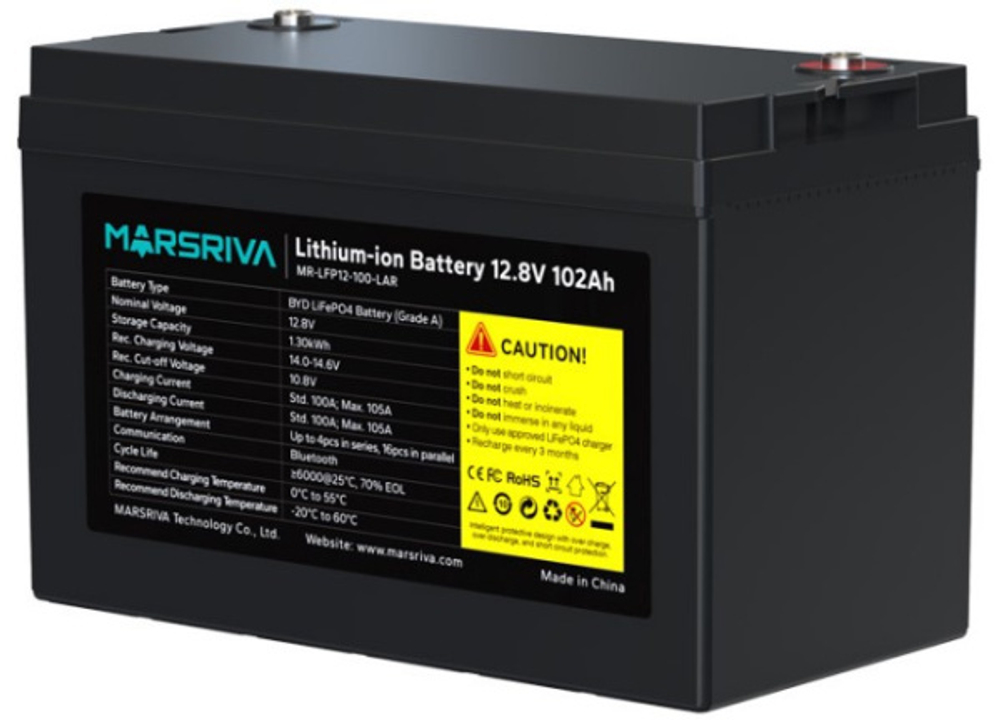 Батарея Marsriva MR-LFP12-100-LAR