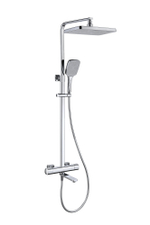 12071 Душевая система с термостатом (ХРОМ) GANZER (5/1шт)