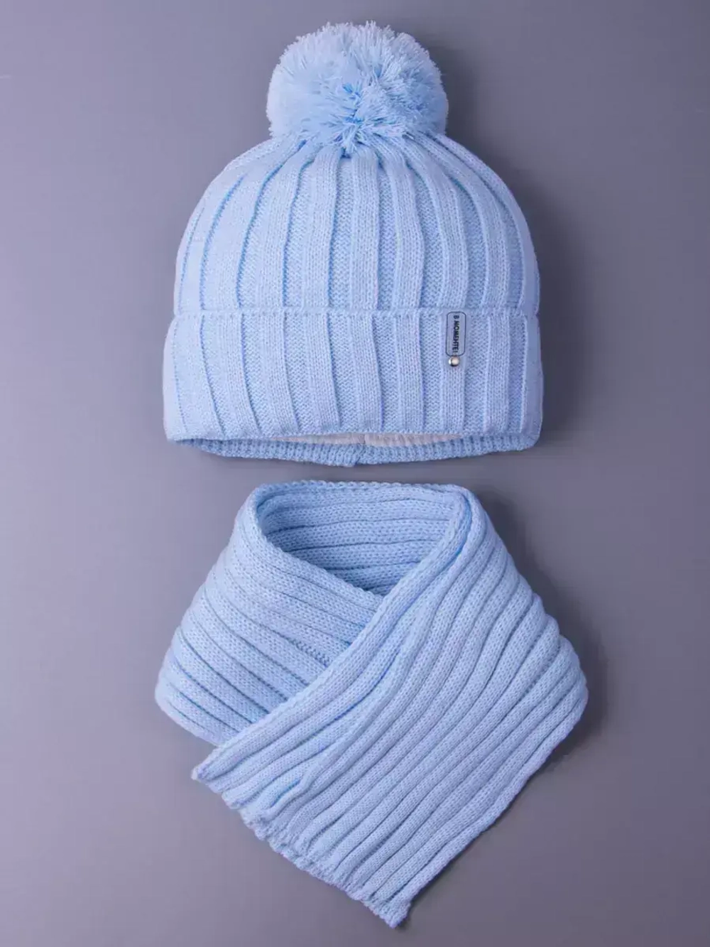 Шапка детская осенняя и шарф