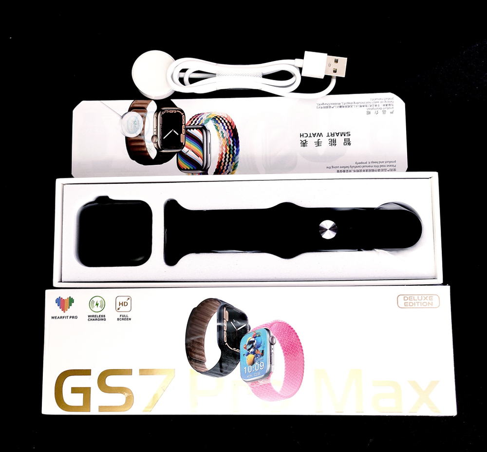 Смарт-часы GS7 Pro Max 45мм Wearfit Pro (черный)