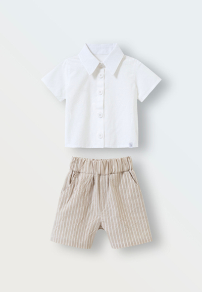 Комплект рубашка и шорты "Summer set" (мультиколор)