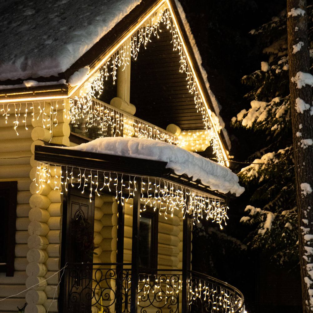 уличная гирлянда бахрома