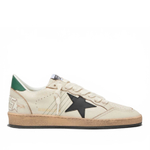 Мужские Golden Goose Ball Star with Black Leather Star and Green Leather Heel Tab