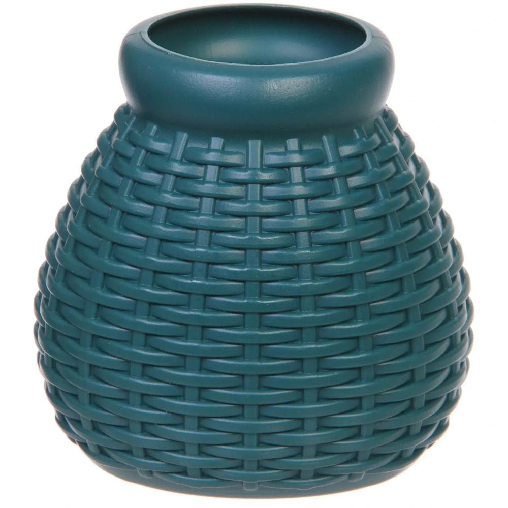 Ваза из пластика «Дениз» 9*7см цвет зеленый