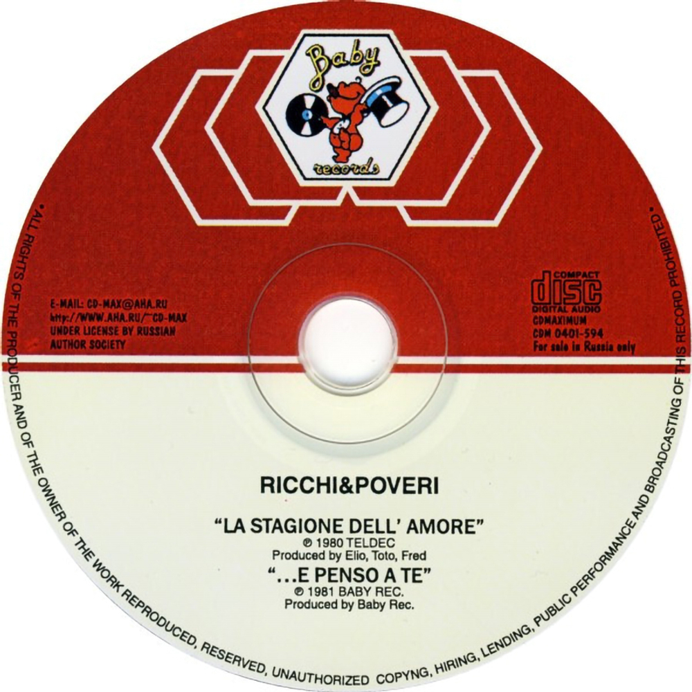 Комплект / Ricchi & Poveri (1980 - 1987)(3CD)