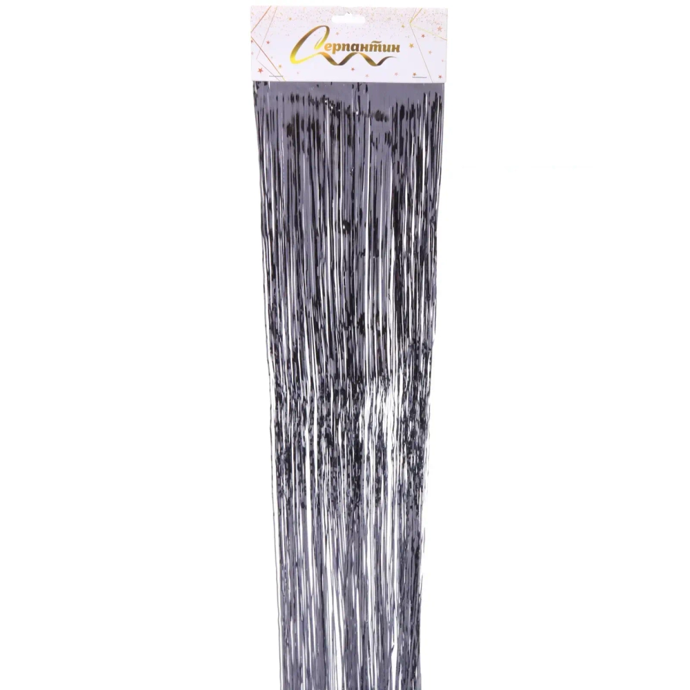 Дождик 2 м «Глянцевый стиль», графит