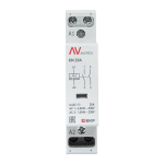 Контактор модульный EKF km-av-1-20-20-24V