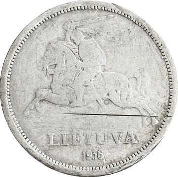 5 лит 1936 Литва. Йонас Басанавичюс