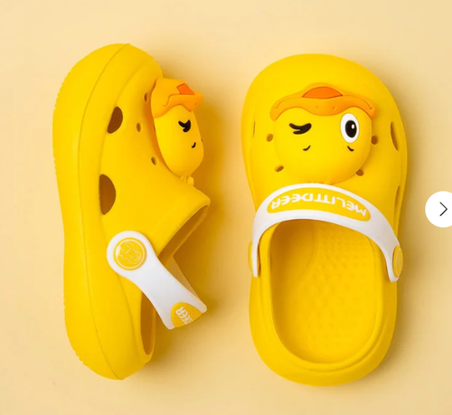 Сабо "Утка", желтый