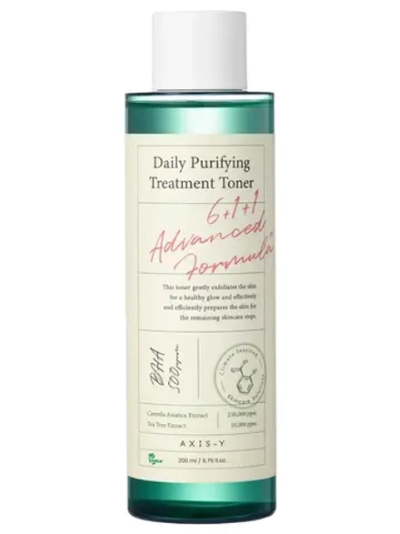 Axis-y Противовоспалительный тонер с центеллой и BHA-кислотой для проблемной кожи Daily Purifying Treatment Toner 200 мл