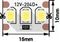 Светодиодная лента SWG 22W/m 204Led/m 2835SMD холодный белый 5M SWG2204-12-22-W-M 009457