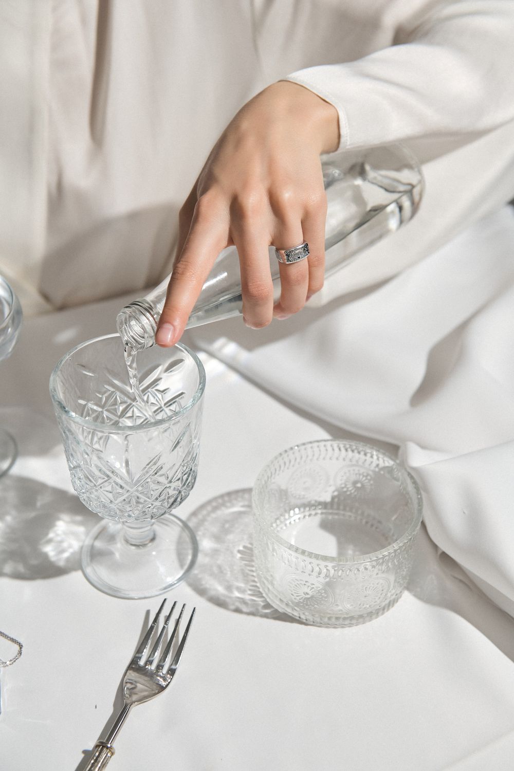 Кольцо 7 Crystals с топазом и шпинелью