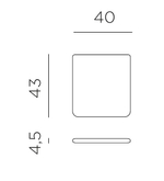 Подушка для кресла Nardi Doga, розовый