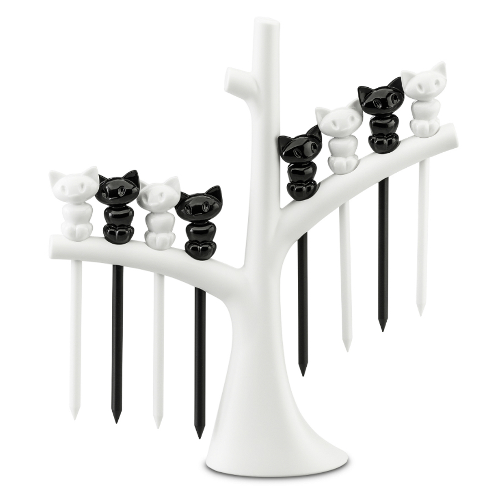 Набор шпажек с держателем miaou, 8 шт.