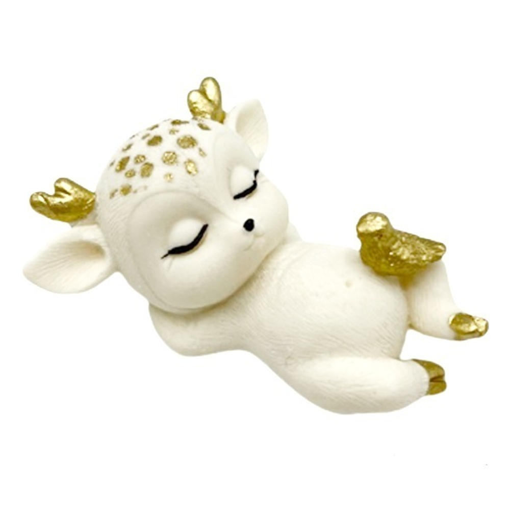 Шоколадная фигурка "Олененок с птичкой" цвет микс